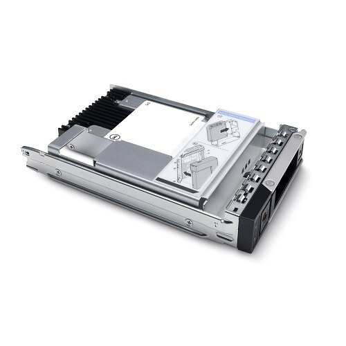 Dell 960GB SSD SATA Mixed Use 6Gbps 512e 2.5in with 3.5in Hybrid Carrier, Hot-plug