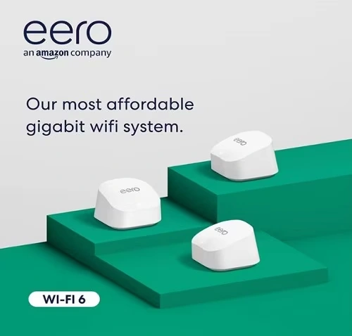 Amazon eero 6+ mesh Wi-Fi system (3-pack)
