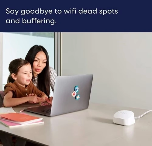 Amazon eero 6+ mesh Wi-Fi system (3-pack) 3 Amazon eero 6+ mesh Wi-Fi system (3-pack)