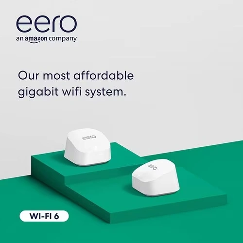 Amazon eero 6+ mesh Wi-Fi system (2-pack)