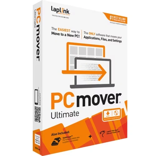 Laplink Software PCmover Ultimate with High Speed Cable