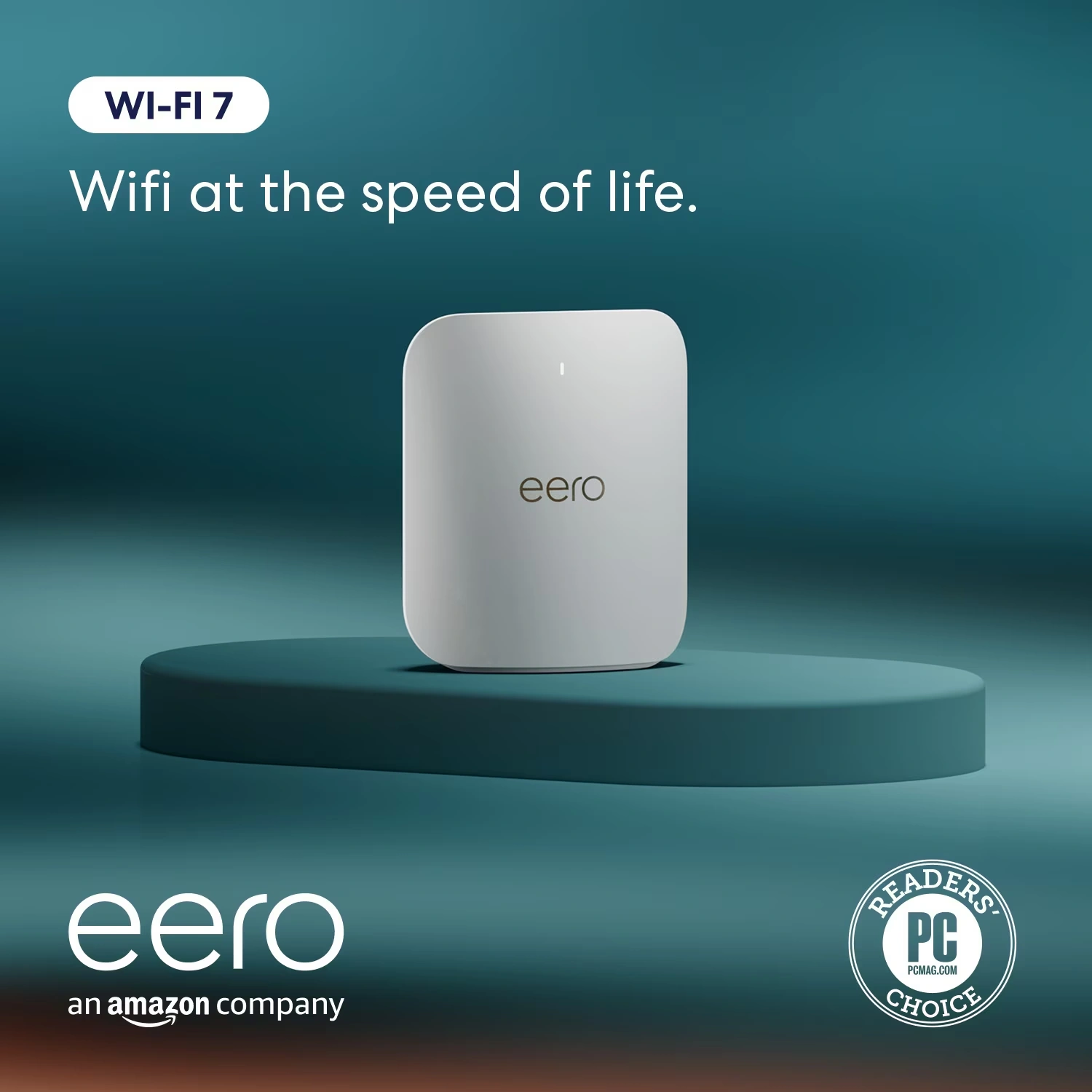 Amazon eero Pro 7 tri-band mesh Wi-Fi 7 router - 1-pack