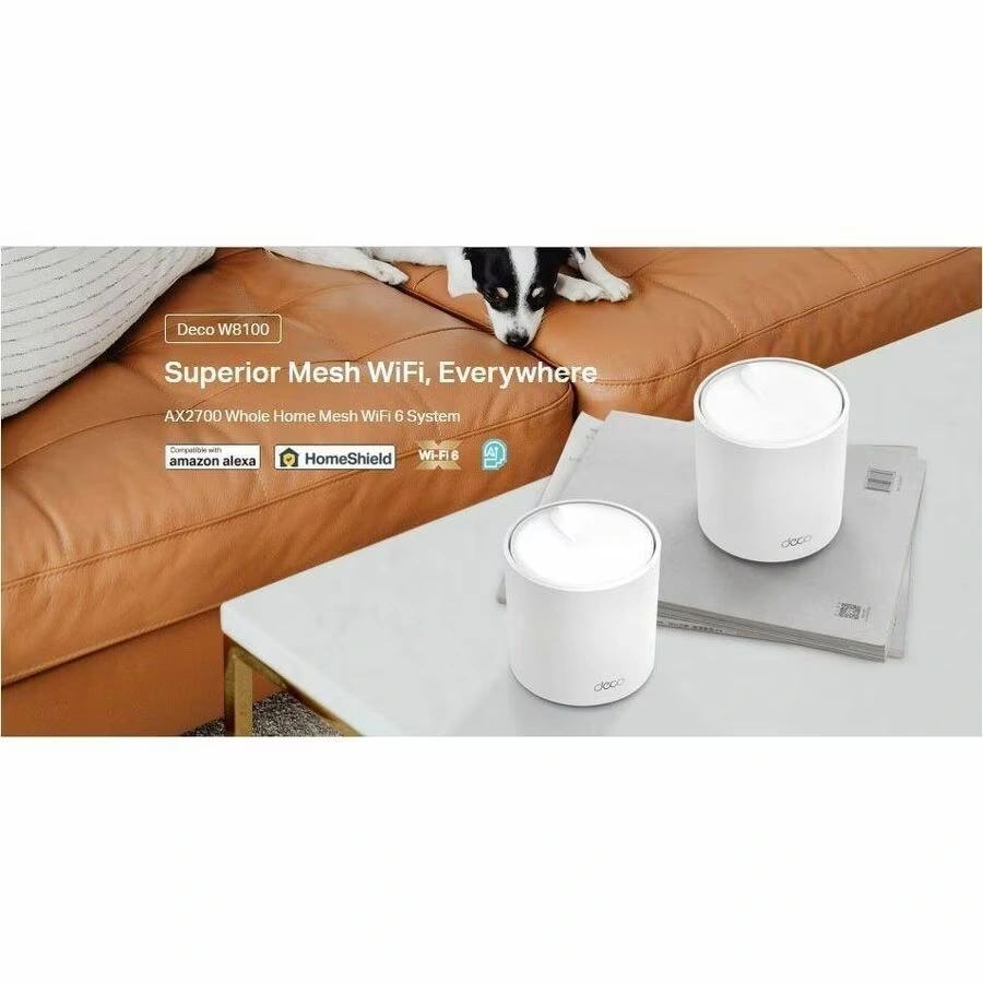 Deco W8100 AX2700 Whole Home Mesh Wi-Fi 6 System