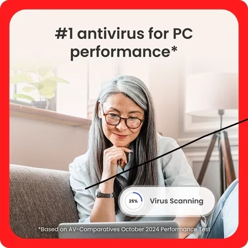 McAfee AntiVirus (Windows) - 1 Device - 1 Year Subscription with Auto-Renewal (Download)