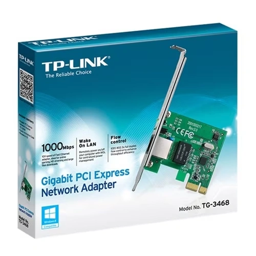 TP-LINK TG-3468 PCIe Network adapter- Gigabit Ethernet