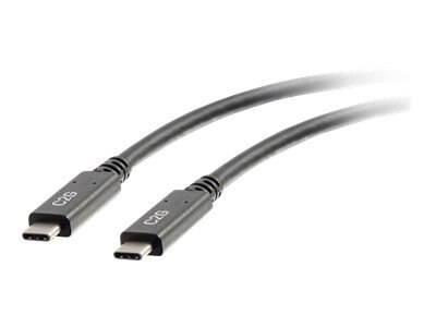 C2G 3ft USB C Cable - USB C to USB C Cable - USB 3.1 Gen 1 - 3A, 5Gbps - M/M