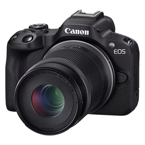 Canon EOS R50 24.2 Megapixel Mirrorless Camera with Lens - 0.71\" - 1.77\" (Lens 1), 2.17\" - 8.27\" (Lens 2) - Black