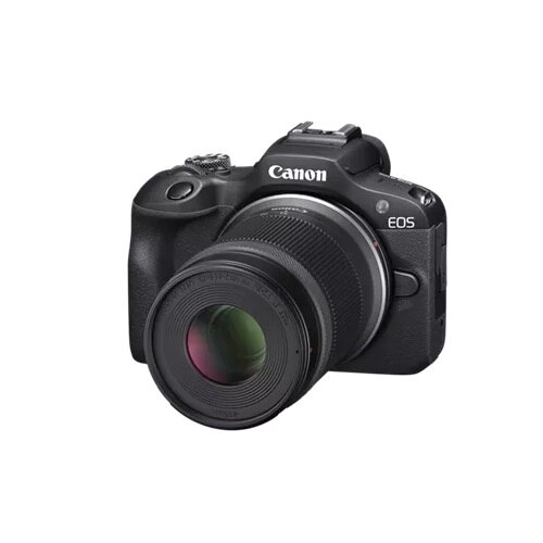 Canon EOS R100 24.1 Megapixel Mirrorless Camera with Lens - 0.71\" - 1.77\" (Lens 1), 2.17\" - 8.27\" (Lens 2) - Black