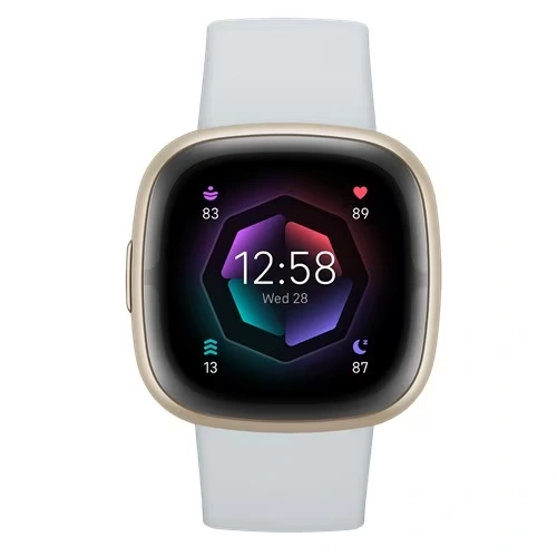 Fitbit Sense 2 Smart Watch - Blue Mist / Soft Gold Aluminum