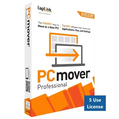 Download - Laplink PCmover Pro Download, 5 Use License