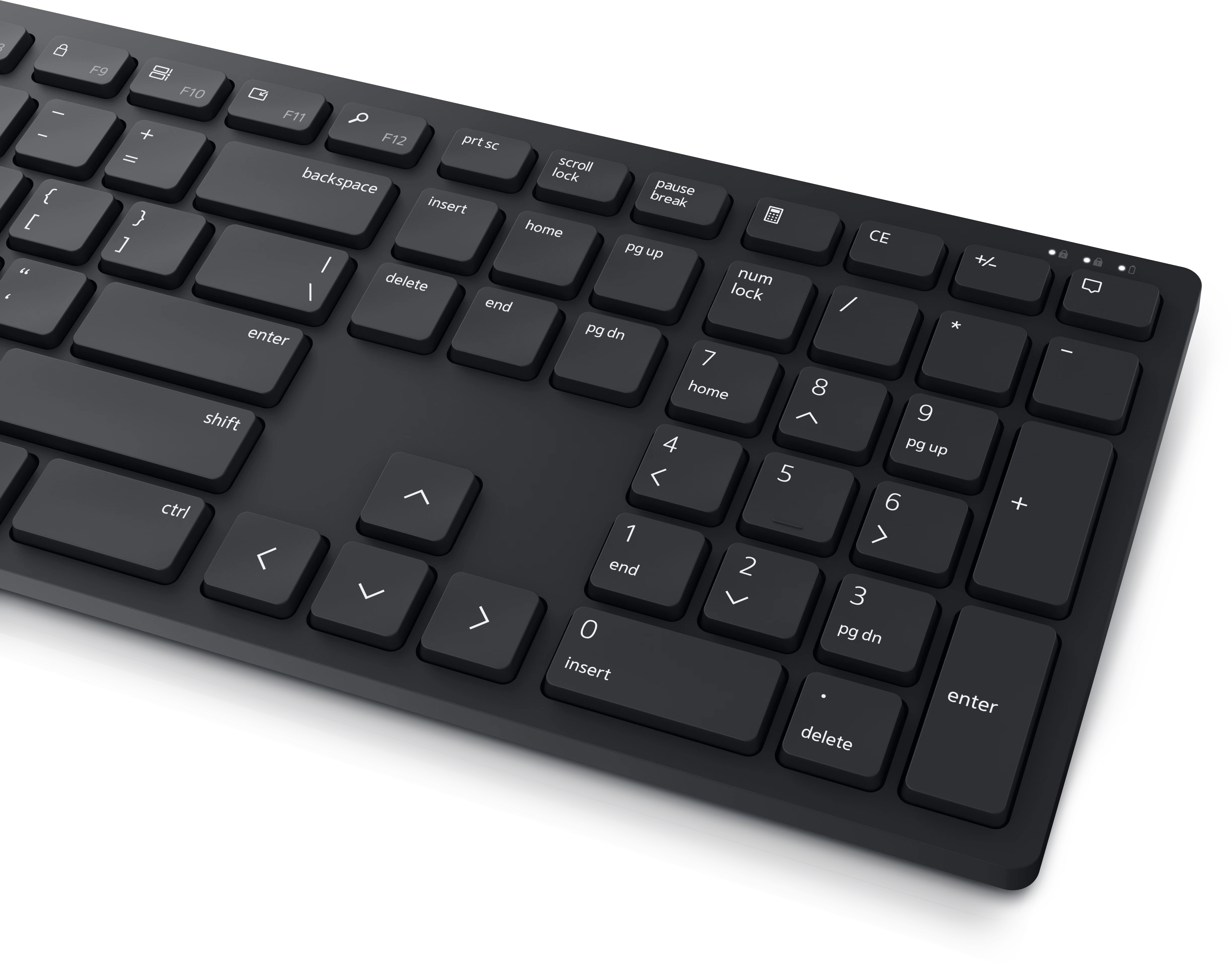 Dell Pro Keyboard and Mouse - KM5221W - US English - Black Black