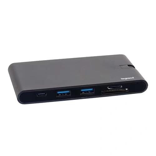 C2G USB-C 9-in-1 Compact Dock with 4K HDMI, VGA, Ethernet, USB, SD Card Reader and Power Delivery