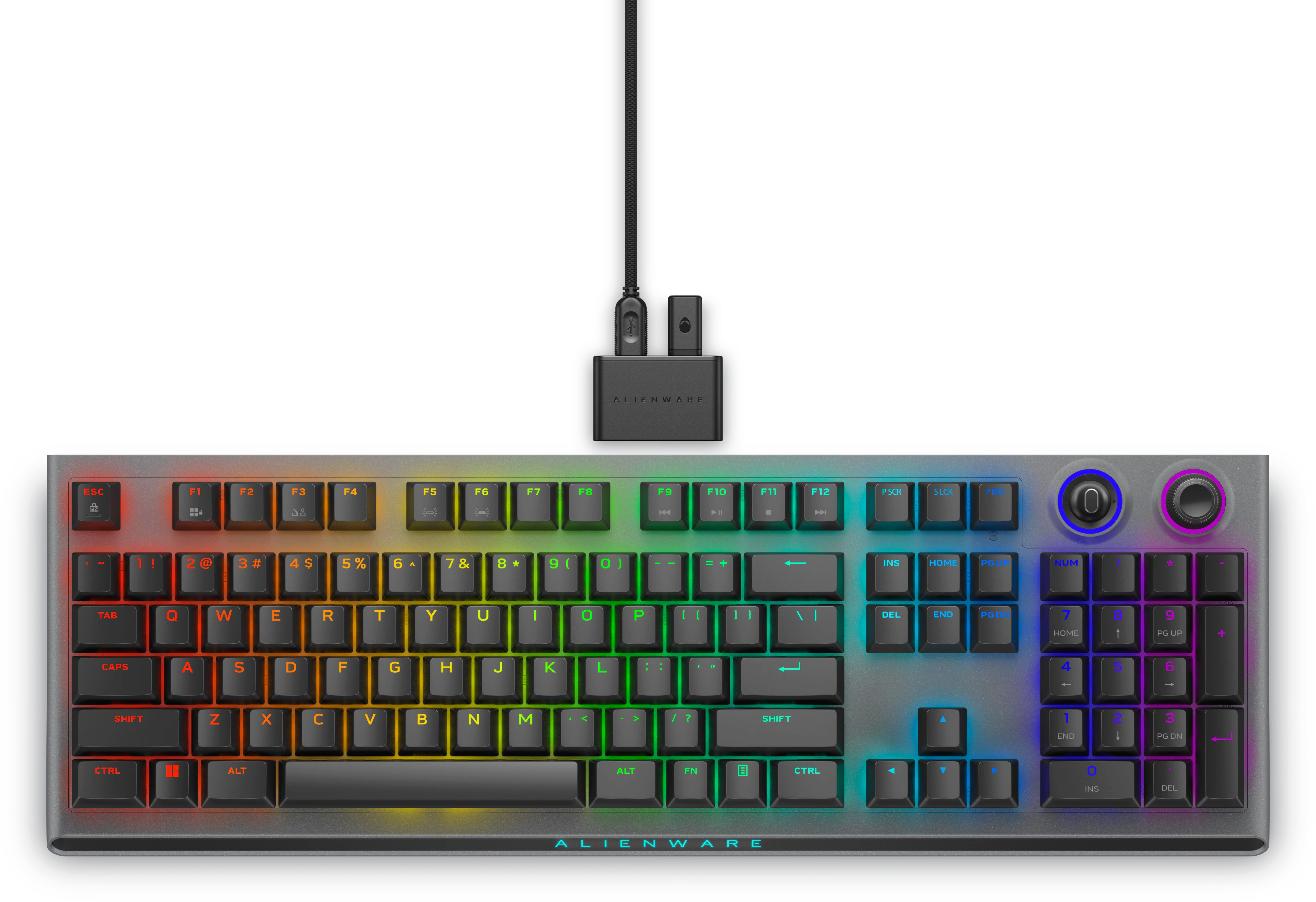 Alienware Tri-Mode Wireless Gaming Keyboard - AW920K Dark Side of the Moon