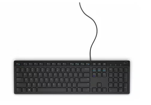 Dell Wired Keyboard - KB216 - US English - Black