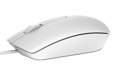 Dell Wired Mouse - MS116 - White White