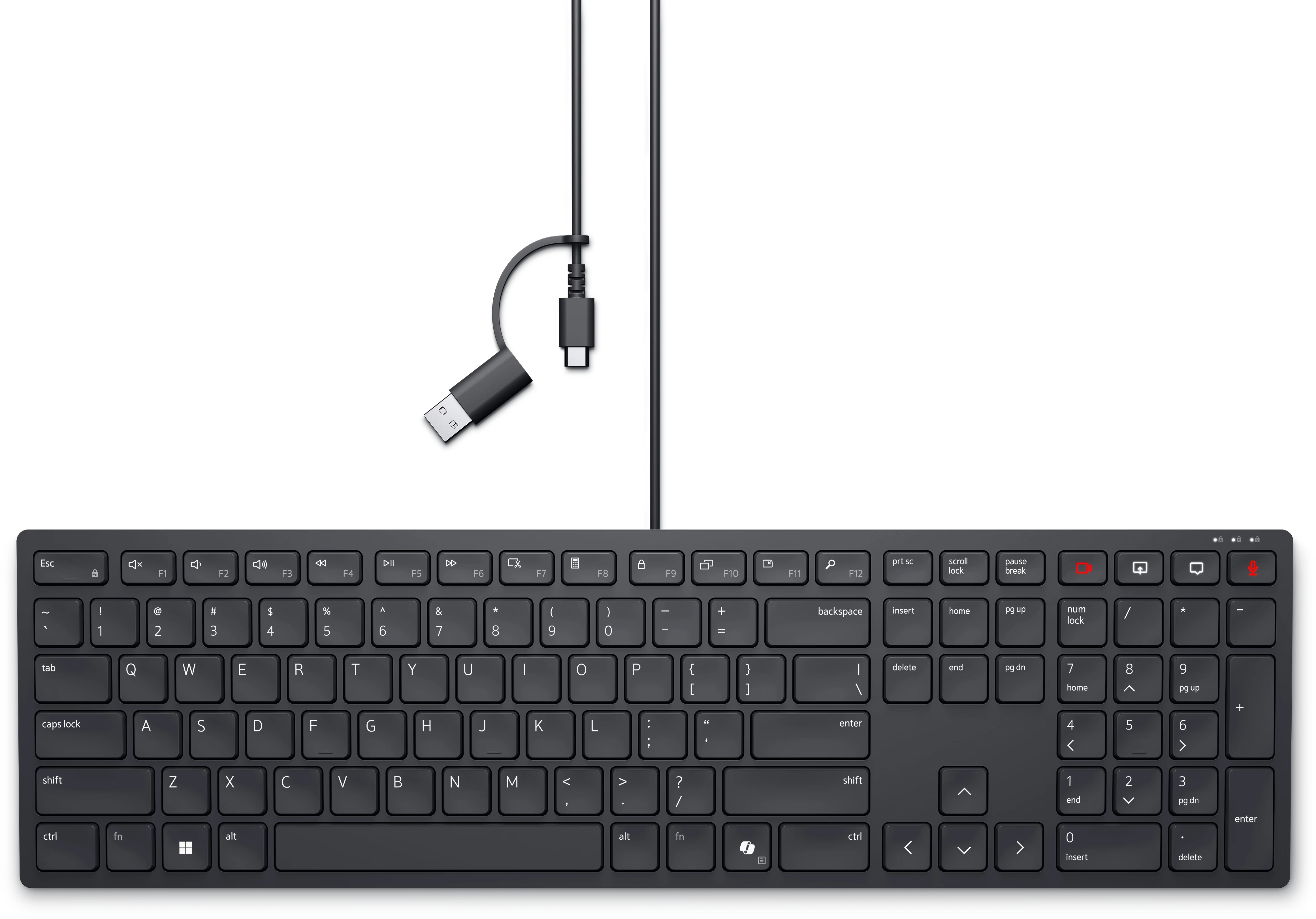 Dell Pro Silent Wired Collaboration Keyboard - KB525C and Mouse - MS116