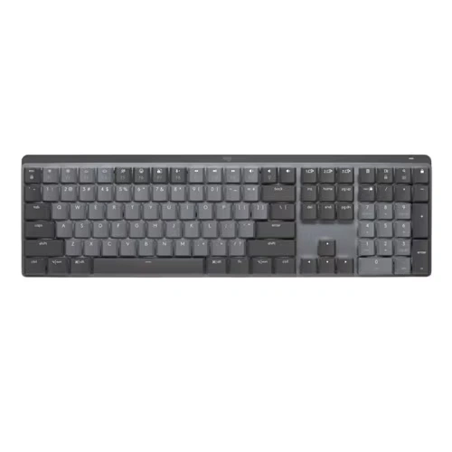 Logitech MX Mechanical Wireless Illuminated Performance Keyboard, Clicky Switches, Backlit Keys, Bluetooth GL Clicky |GX Blue Clicky
