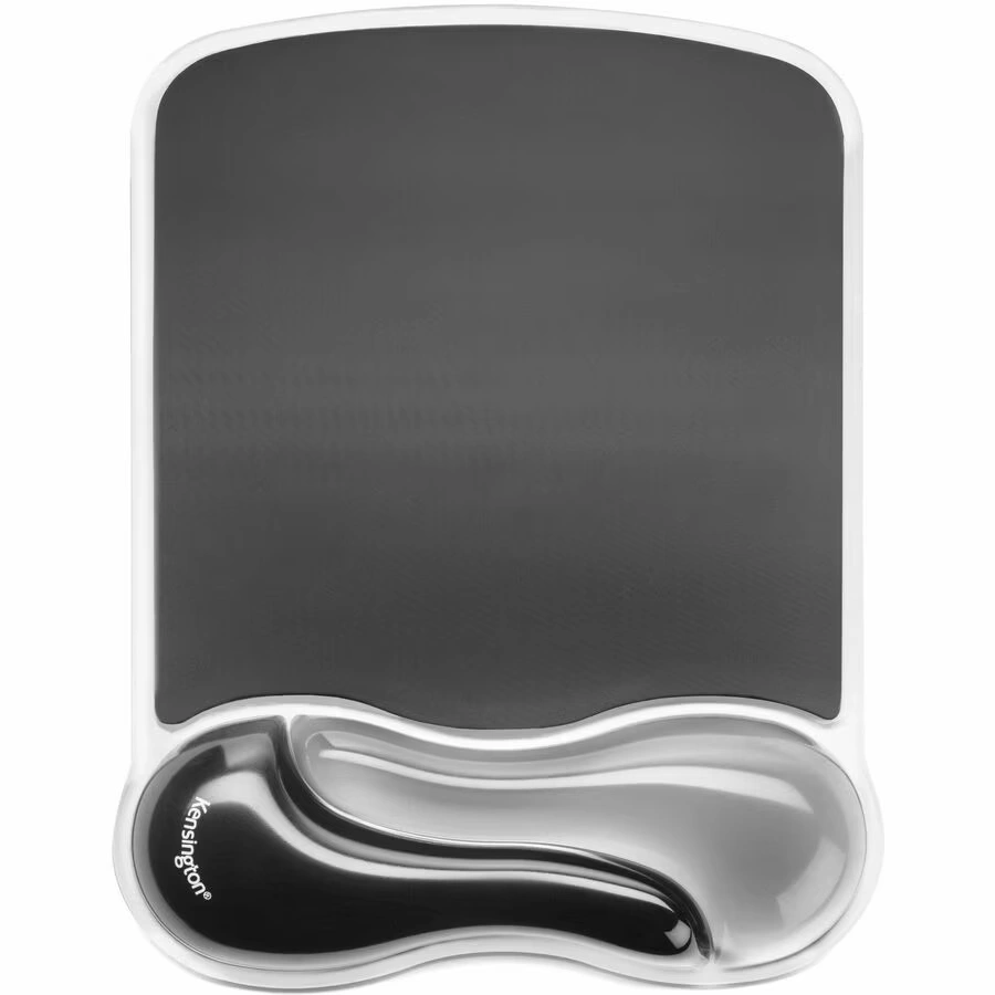 Kensington DuO Gel Wave Mouse Pad & Wrist Rest - Gray