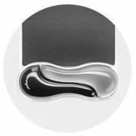 Kensington DuO Gel Wave Mouse Pad & Wrist Rest - Gray