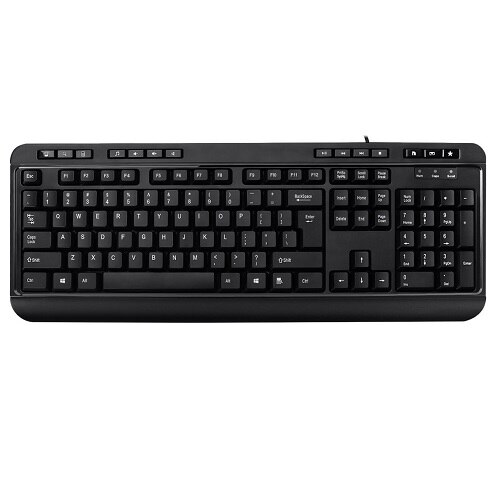 Adesso Multimedia Desktop Keyboard with 3-Port USB Hub