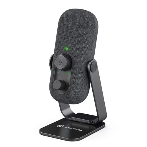 JLab Go Talk Wired Condenser, Dynamic Microphone for Studio, Podcasting, Gaming, Recording, Voice - Black