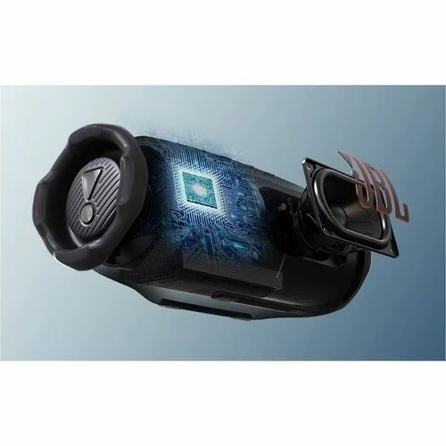 JBL Charge 6 Portable Bluetooth Speaker System - 45 W RMS - Black