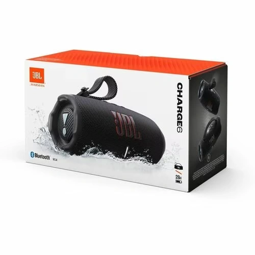JBL Charge 6 Portable Bluetooth Speaker System - 45 W RMS - Black 3 JBL Charge 6 Portable Bluetooth Speaker System - 45 W RMS - Black