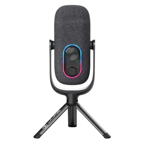 JLab JBuds Talk Wired Condenser, Dynamic Microphone for Studio, Podcasting, Gaming, Recording - Black