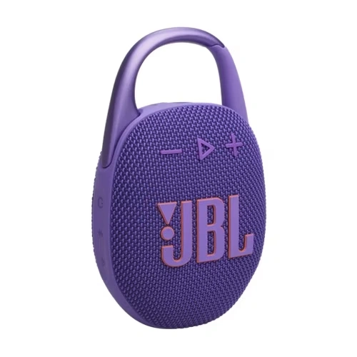 JBL Clip 5 Portable Bluetooth Speaker System - 7 W RMS - Purple