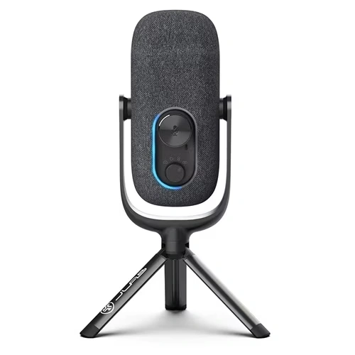JLab Epic Talk Wired Condenser Microphone for Gaming, Recording, Podcasting, Music - Black