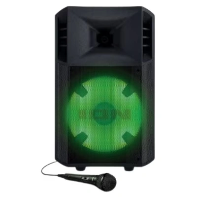 ION IPA118A Power Glow™ 300 Bluetooth 300 Watt Portable Battery-Powered Speaker System with Lights (Black)