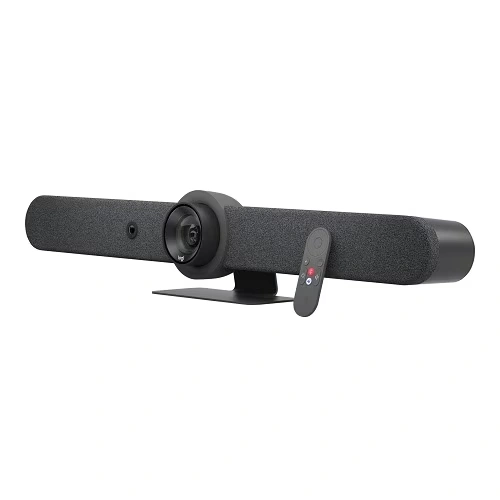 Logitech Rally Bar All-In-One Video Bar for Medium and Large Rooms, Graphite Black