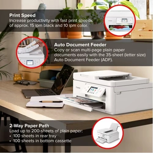Canon PIXMA TR7820 Wireless Color All-In-One Inkjet Photo Printer 3 Canon PIXMA TR7820 Wireless Color All-In-One Inkjet Photo Printer